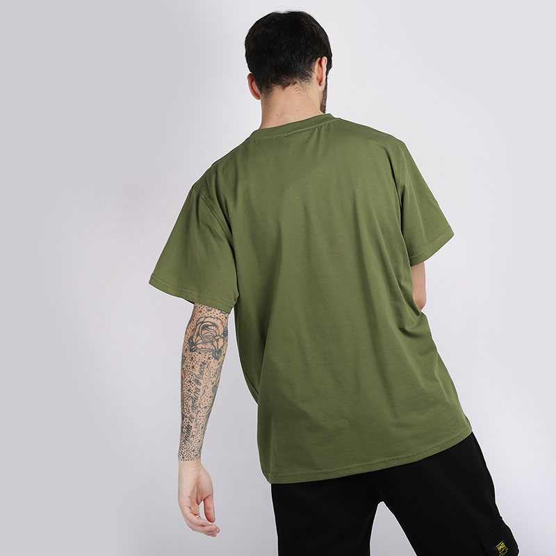 мужская зеленая футболка Hard Hard Hard-зеленая - цена, описание, фото 4